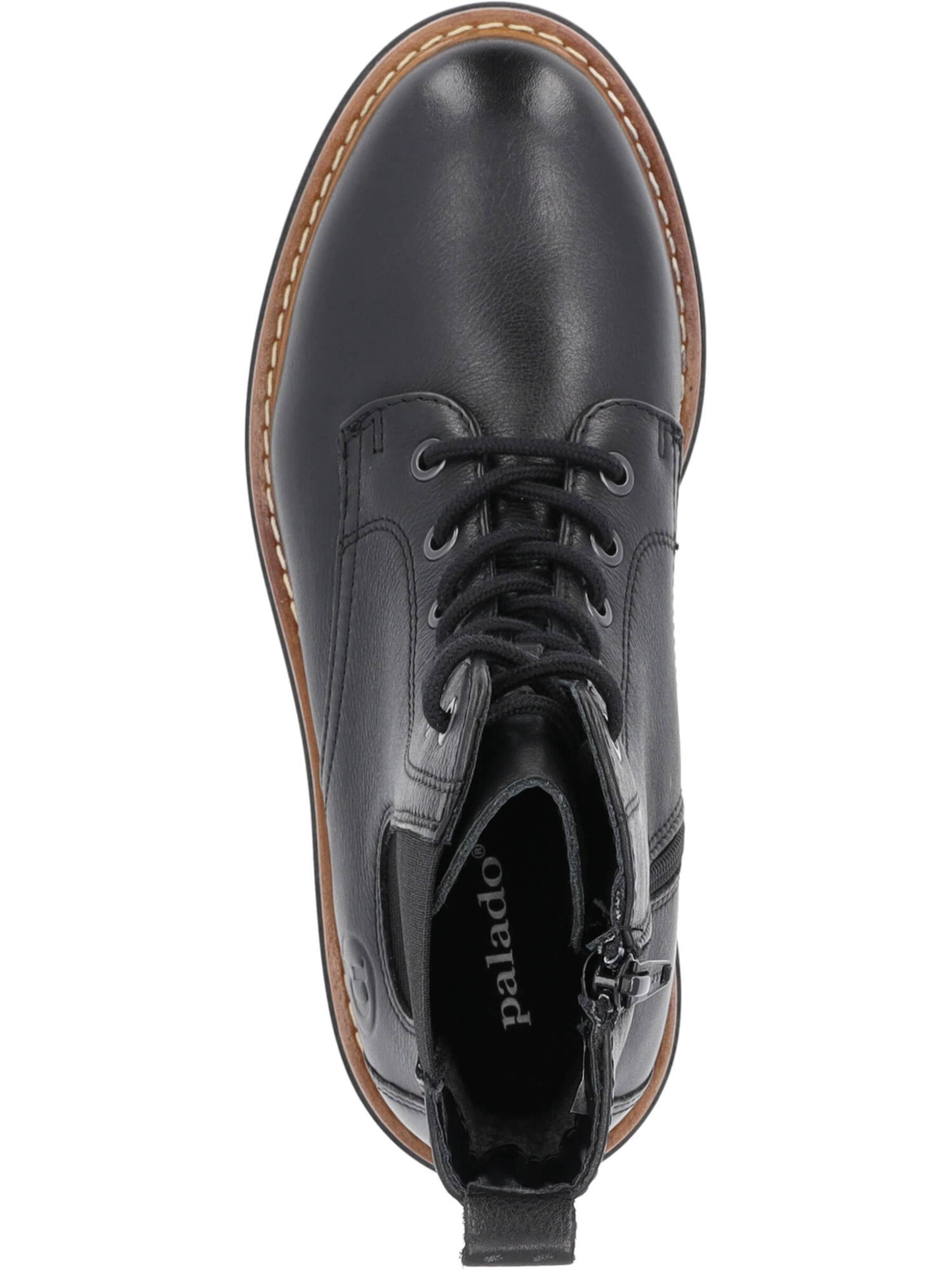 Palado Lace-up bootie 'Unije' in Black