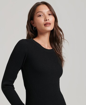Superdry Knitted dress in Black