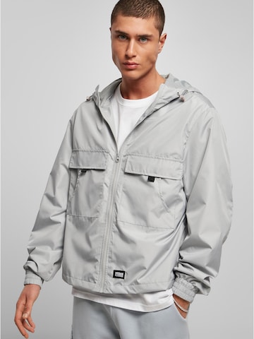 Urban Classics Between-Season Jacket in Grey: front