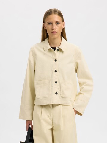 SELECTED Overgangsjakke i grå: forside