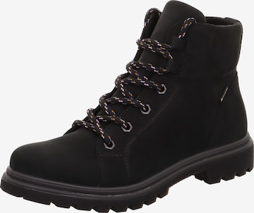 Legero Schnürstiefelette 'Monta' in Schwarz: Vorderseite