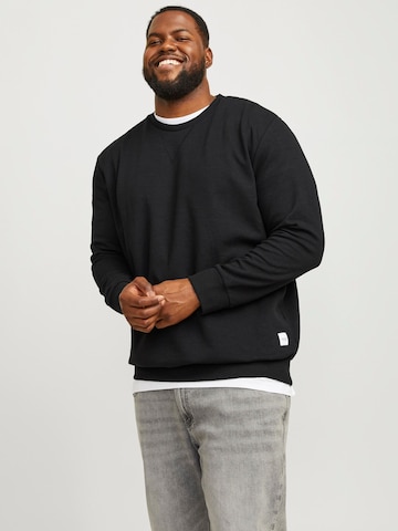 Jack & Jones Plus Sweatshirt i sort: forside