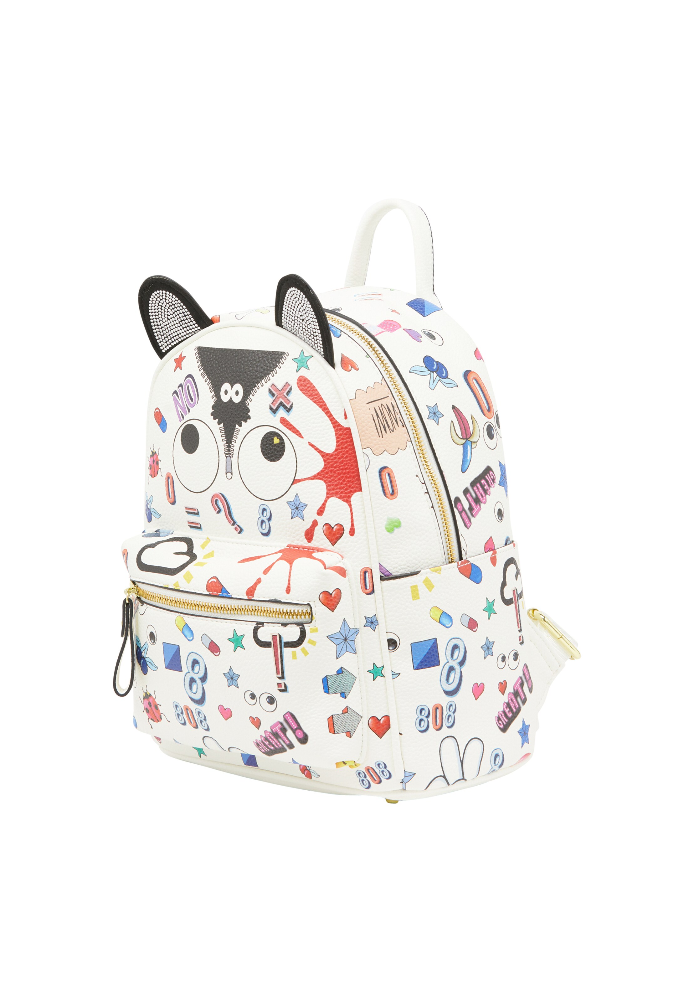 MYMO Рюкзак 'Pop Eyetheme' в Белый