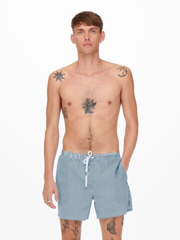 Only & Sons - Bermudas 'ONSTed' en azul: frente