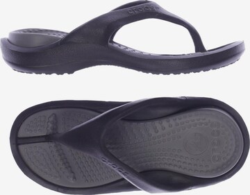 Crocs Sandalen 36,5 in Schwarz: predná strana