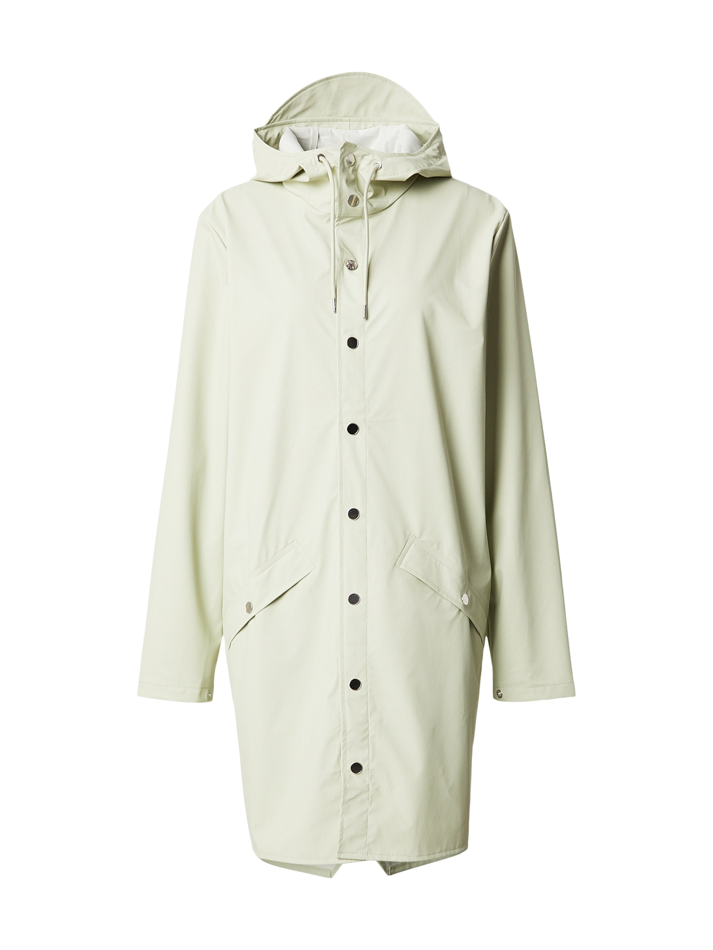 Manteau mi-saison RAINS en vert : devant