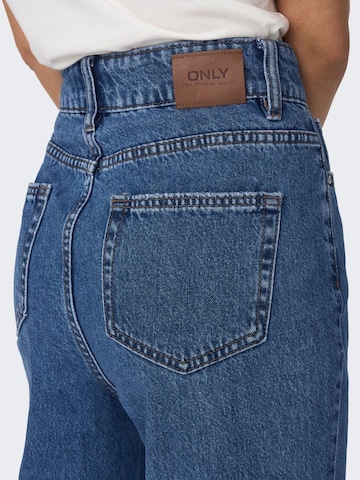 ONLY Wide leg Jeans in Blauw