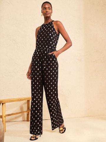 Combinaison love & roses en noir