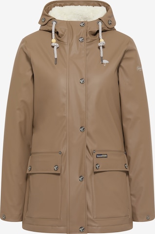 Schmuddelwedda Weatherproof jacket in Brown: front