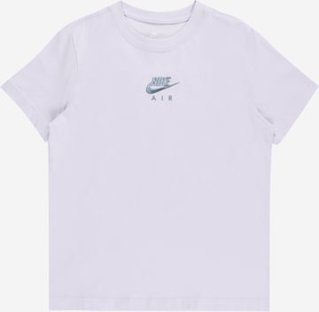 T-Shirt Nike Sportswear en violet : devant
