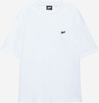 Pull&Bear Paita 'STWD' värissä musta / valkoinen, Tuotenäkymä