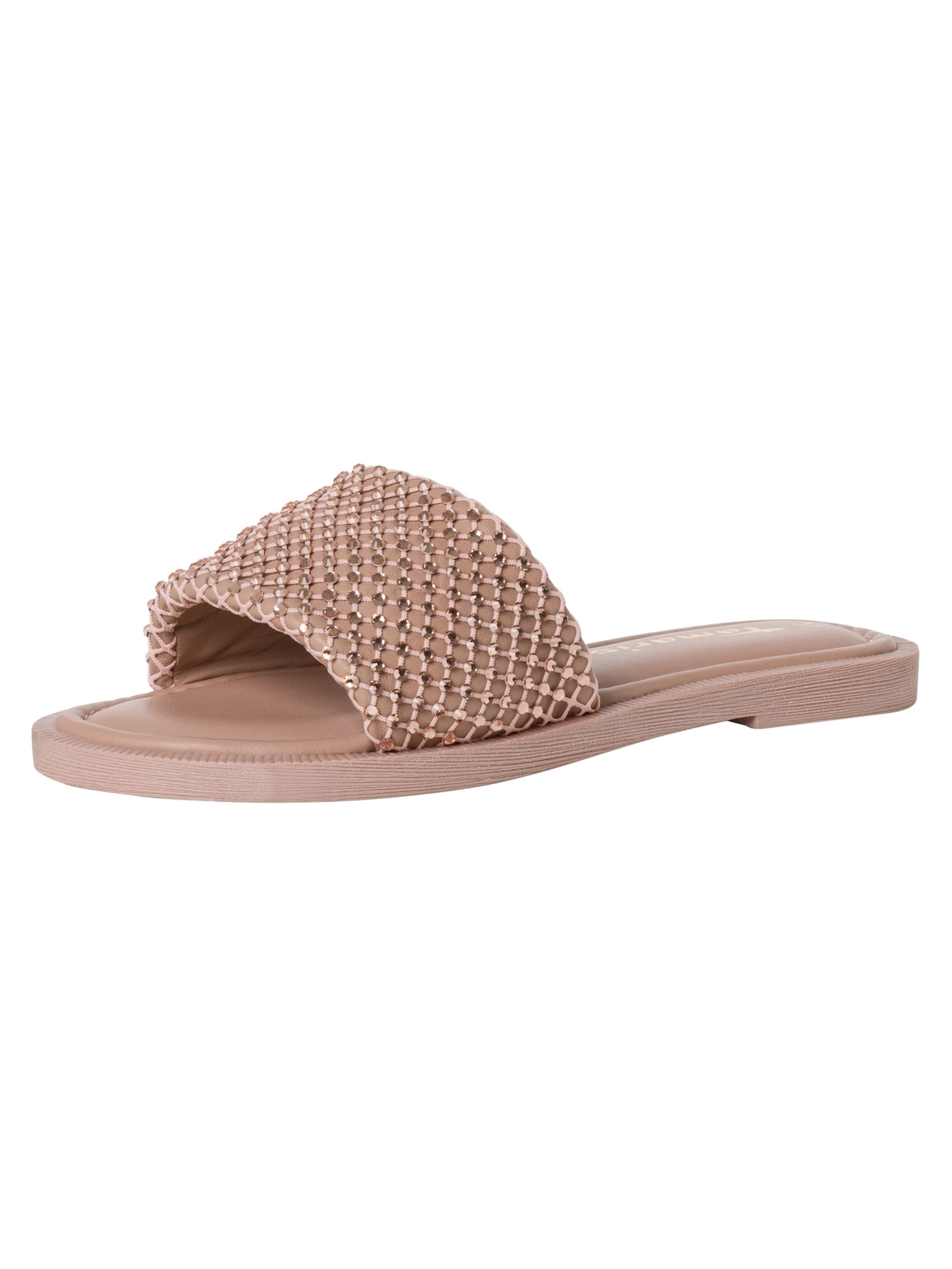 Tamaris Mules in Pink: front