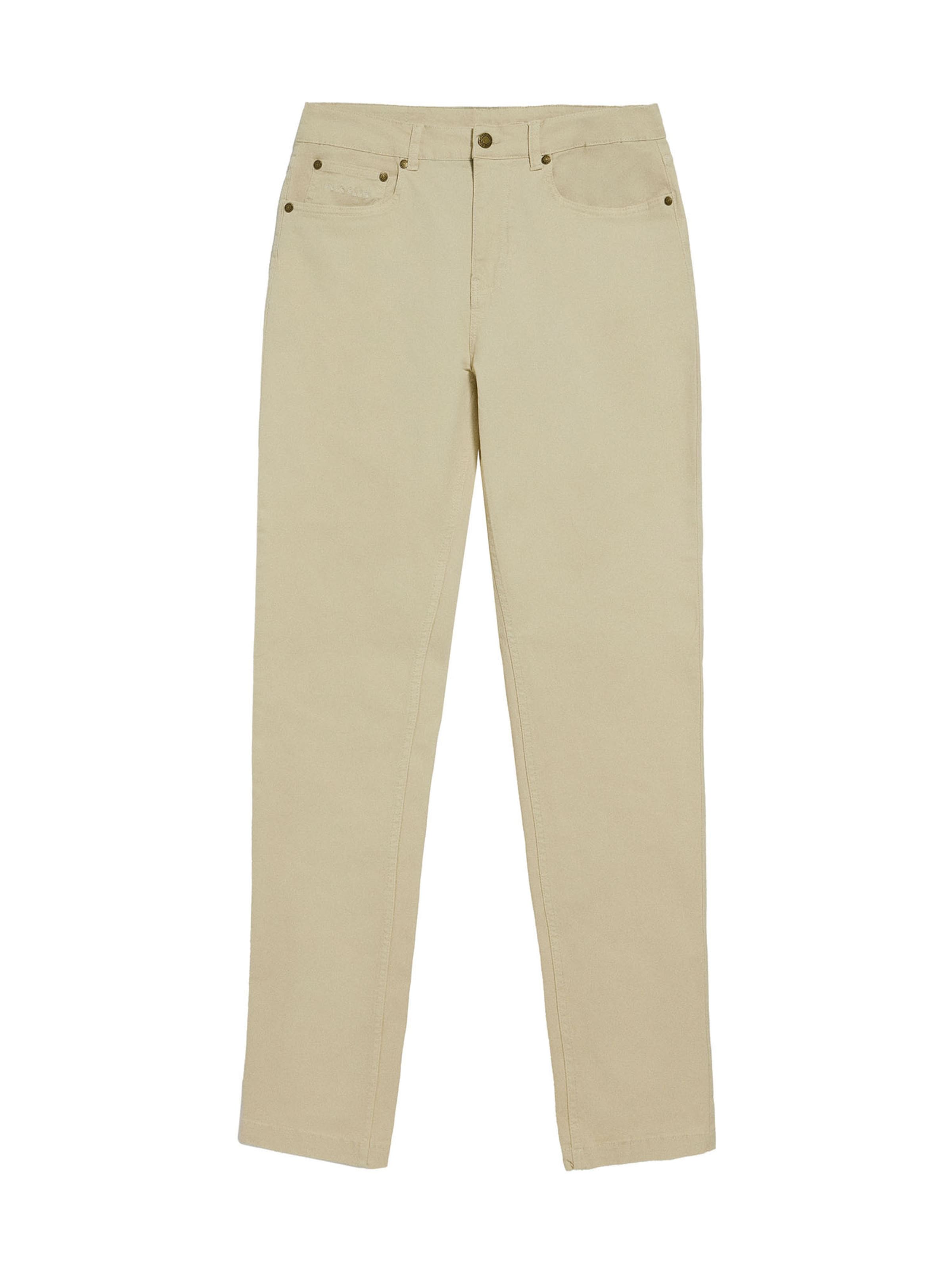 Polo Club Slimfit Jeans in Beige: Vorderseite