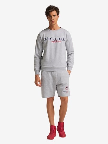 Carlo Colucci Sweatshirt 'Contini' in Grau