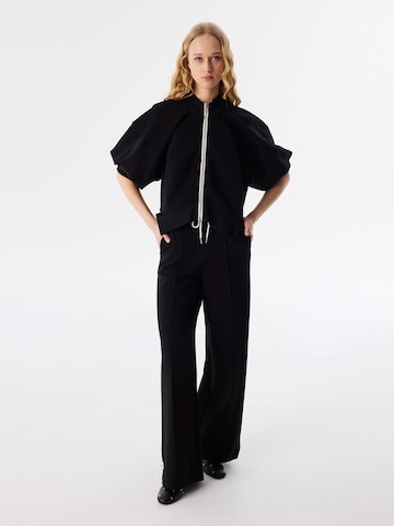 Twist Sweatvest in Zwart