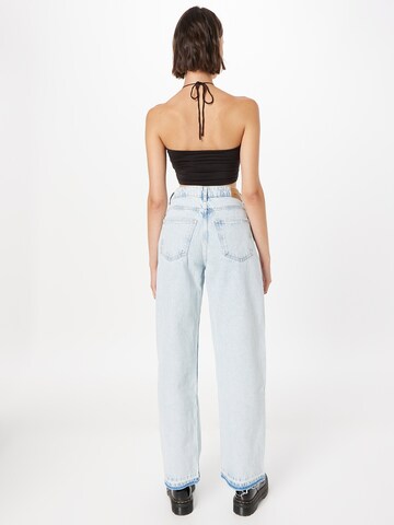 Gina Tricot Wide Leg Jeans in Blau