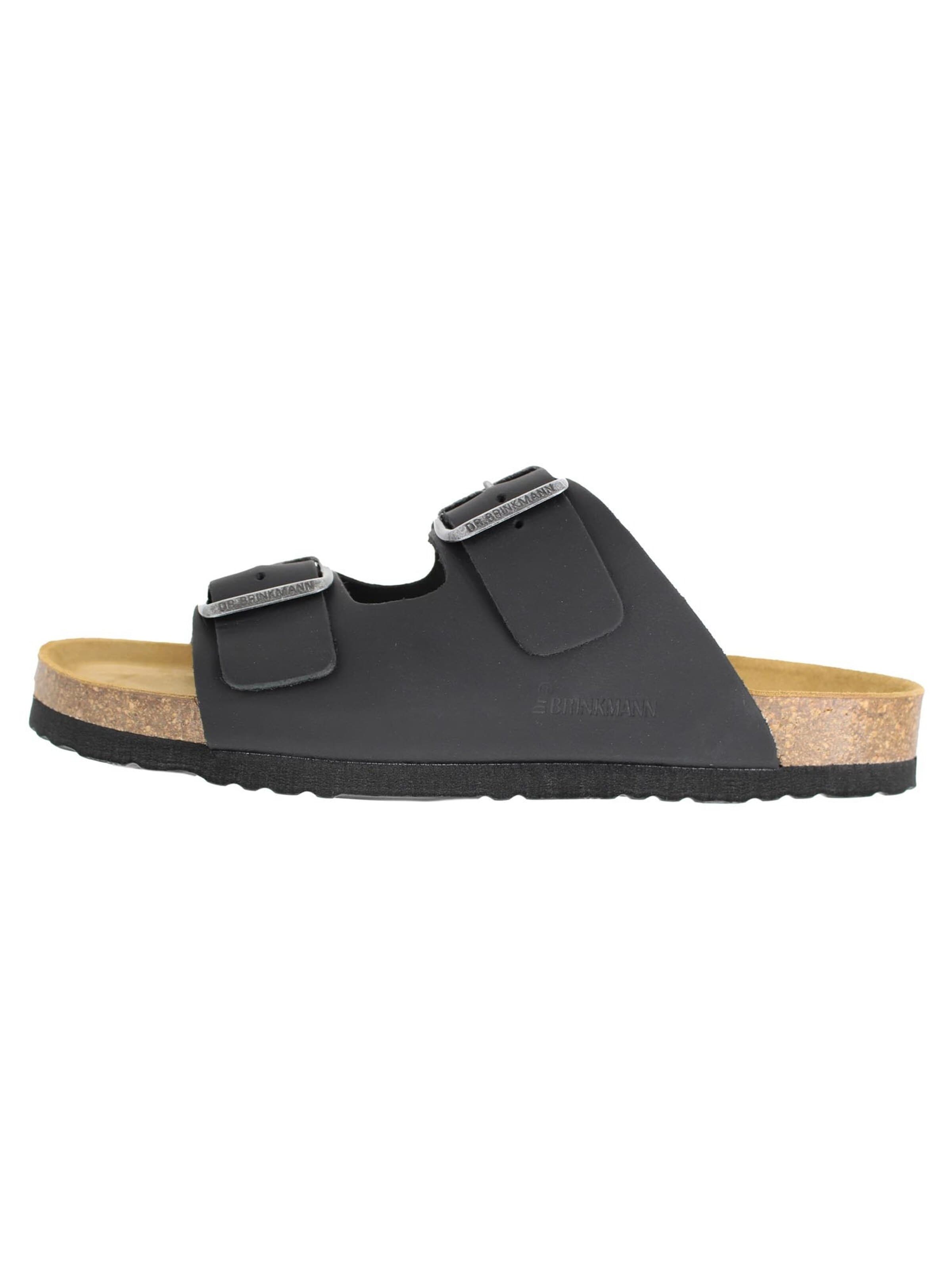 DR. BRINKMANN Mules 'Bonillo' in Black: front