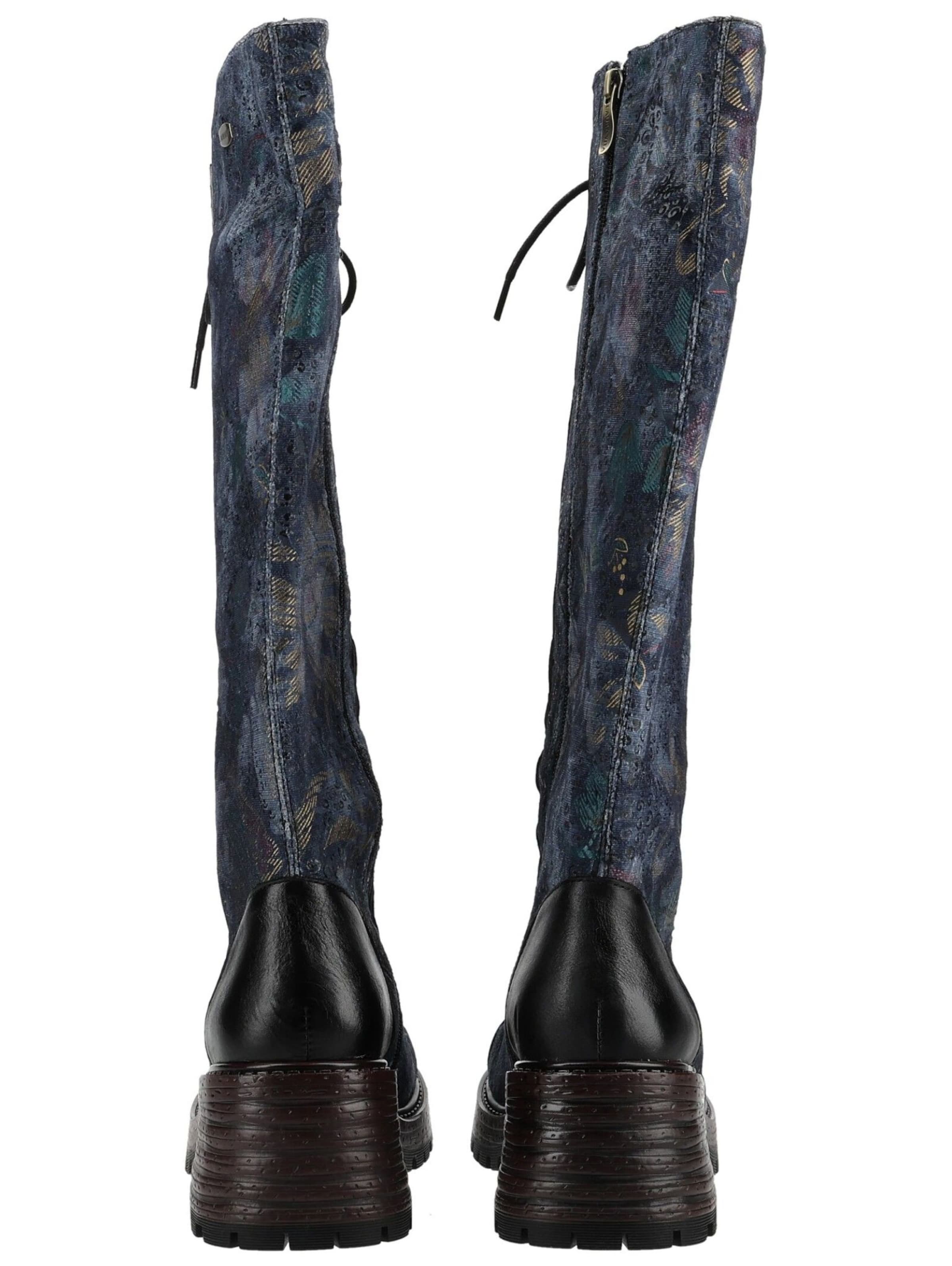 Bottes à lacets Laura Vita en bleu