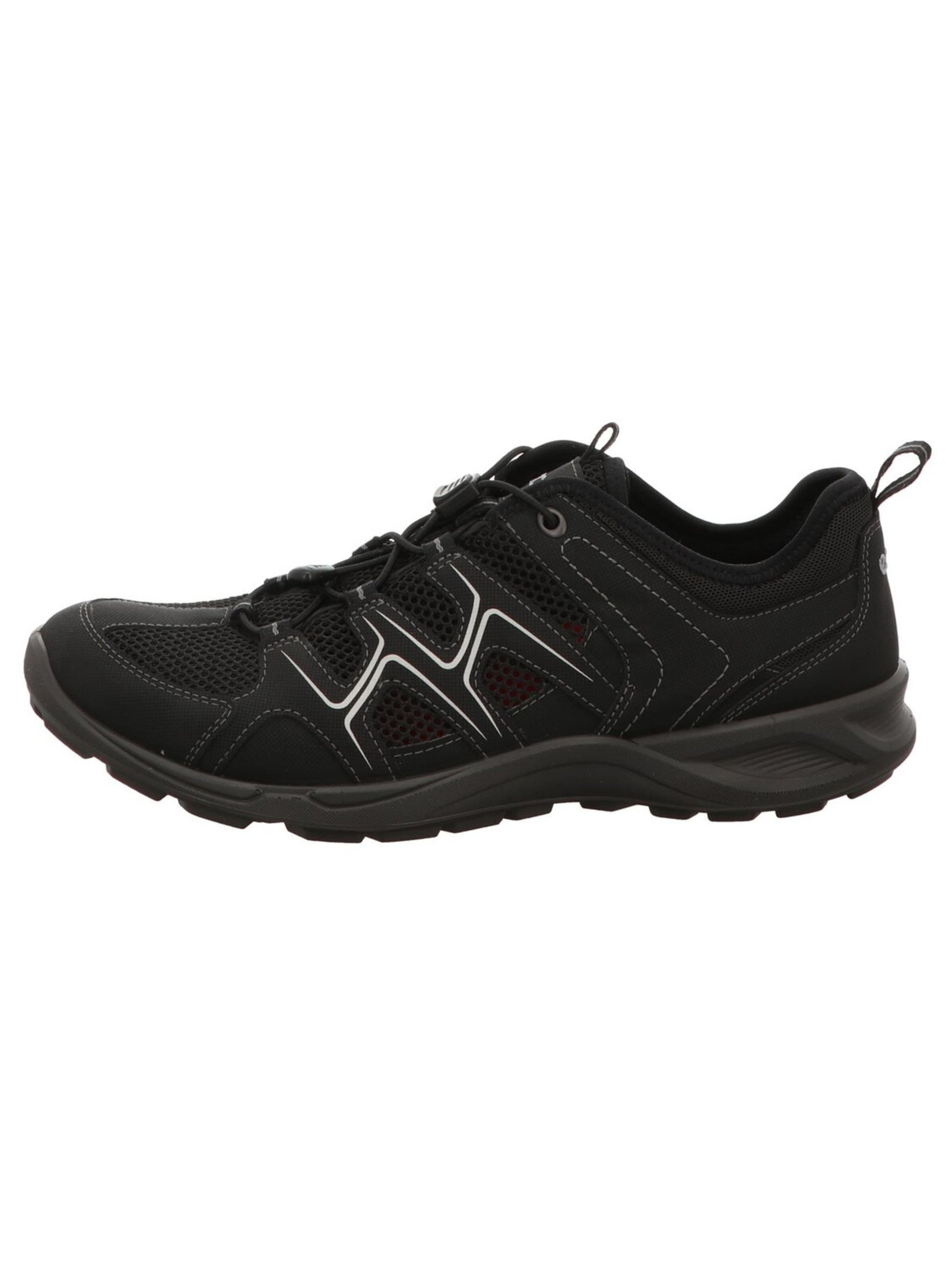 ECCO Lace-Up Shoes 'Klassischer Schnürschuh Herren 825774/51052 Kunststoff (Synthetik) in schwarz' in Black: front