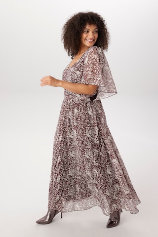 Aniston Evening Dress in Brown