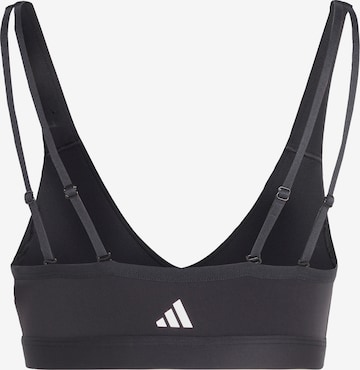 ADIDAS PERFORMANCE Korzetová Sportovní podprsenka 'Light-Support' – černá