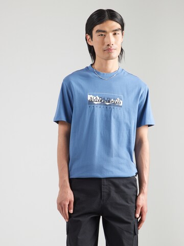 NAPAPIJRI T-Shirt 'SICE' in Blau: Vorderseite
