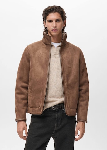 MANGO MAN Between-Season Jacket 'Viggo' in Brown: front