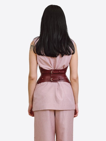 Haute Cuir - Cinturón 'Soreen' en rojo