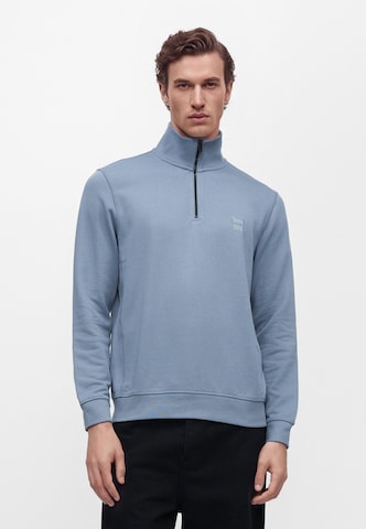 BOSS - Sweatshirt 'Zetrust' em azul: frente