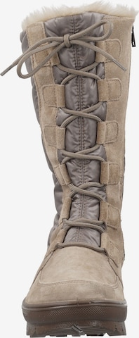 Legero Lace-Up Boots in Beige