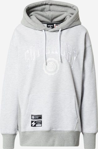 Superdry Sweatshirt in Grijs: voorkant