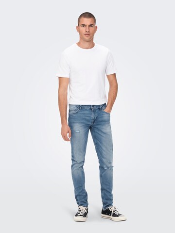 Only & Sons Slim fit Jeans 'LOOM LIFE' in Blue