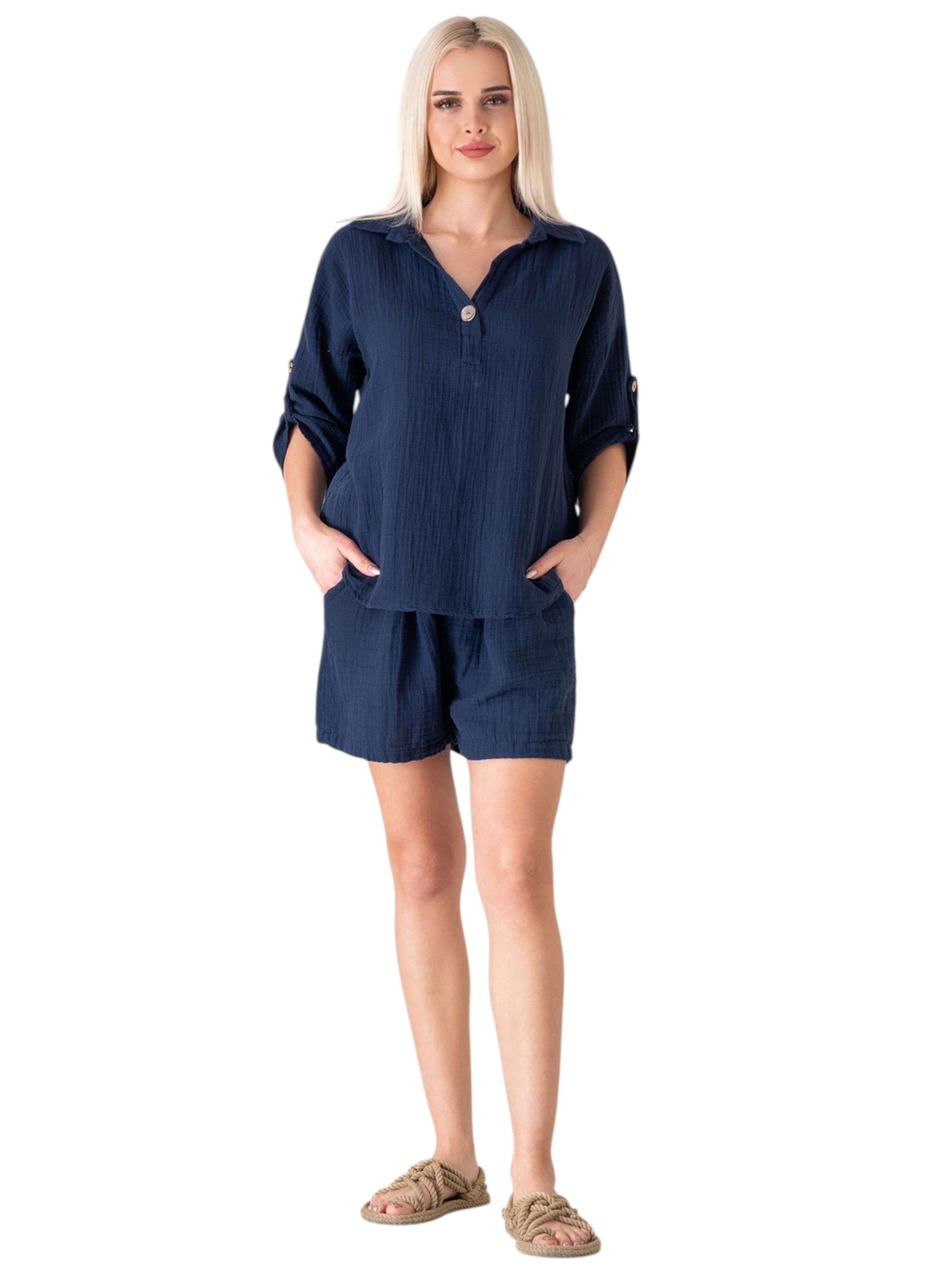 WENOR Blouse 'LINARA' in Blauw