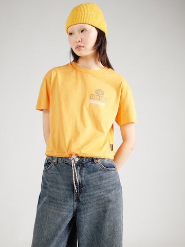 NAPAPIJRI Koszulka 'HOWARD' w kolorze żółty: przód