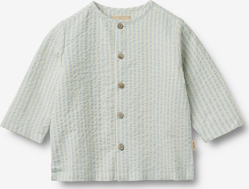 WHEAT Button Up Shirt in Blue: front