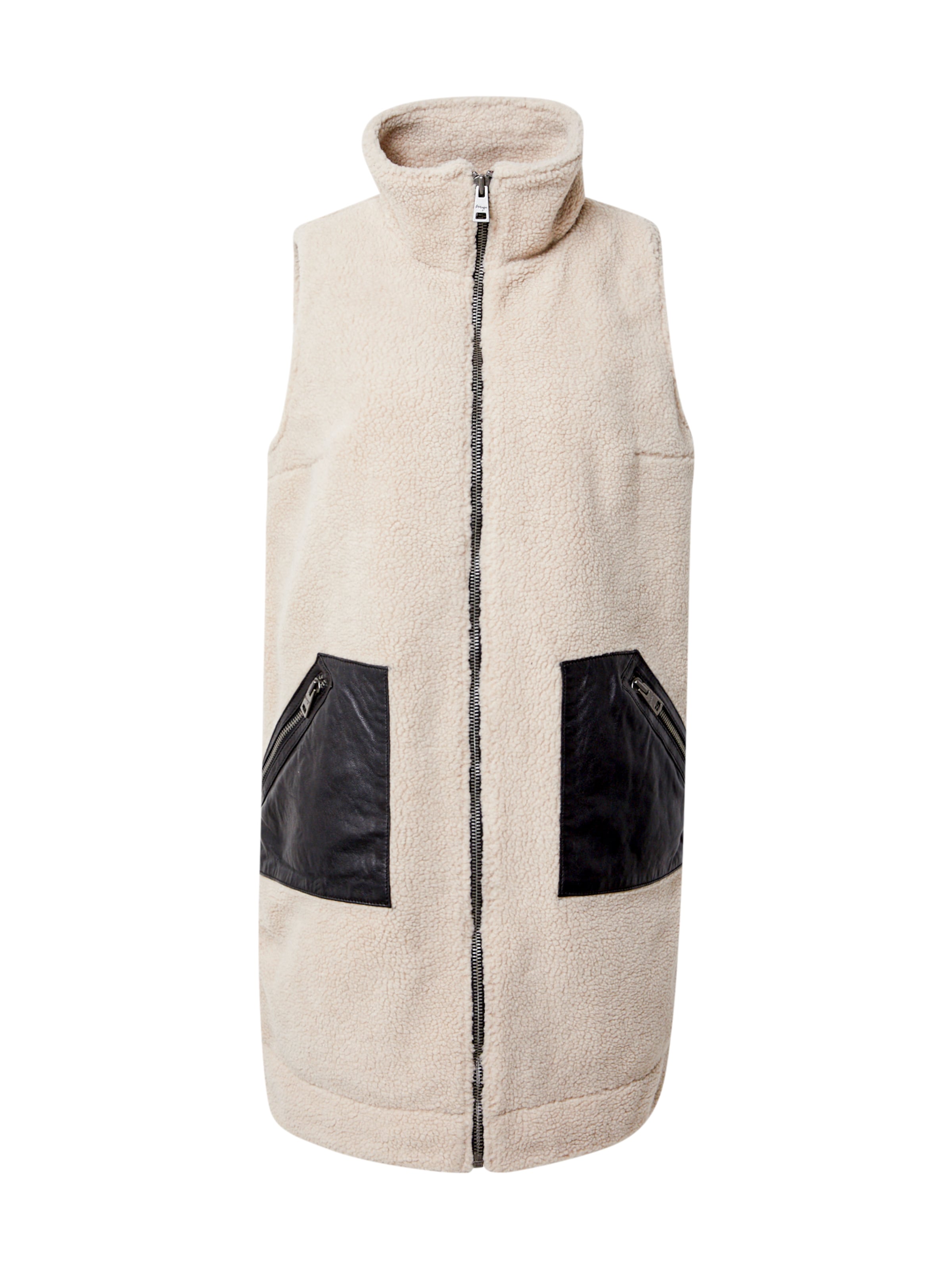 Maze Bodywarmer in Beige: voorkant