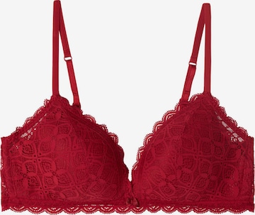 INTIMISSIMI Triangle Bra in Red: front