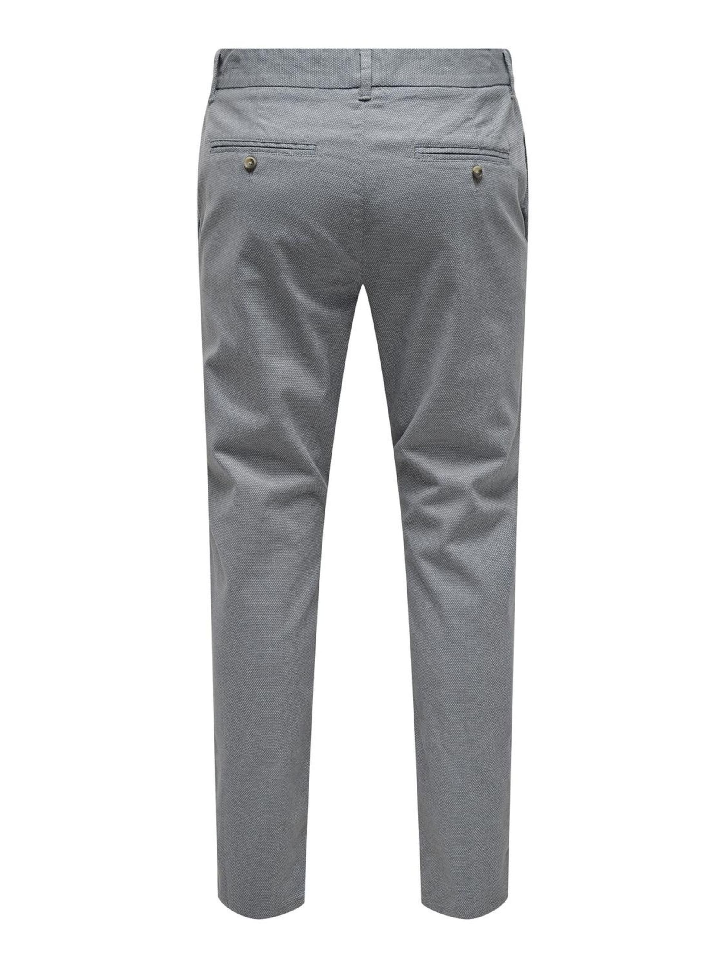 Only & Sons Slimfit Hose 'ONSMark Pete' in Grau