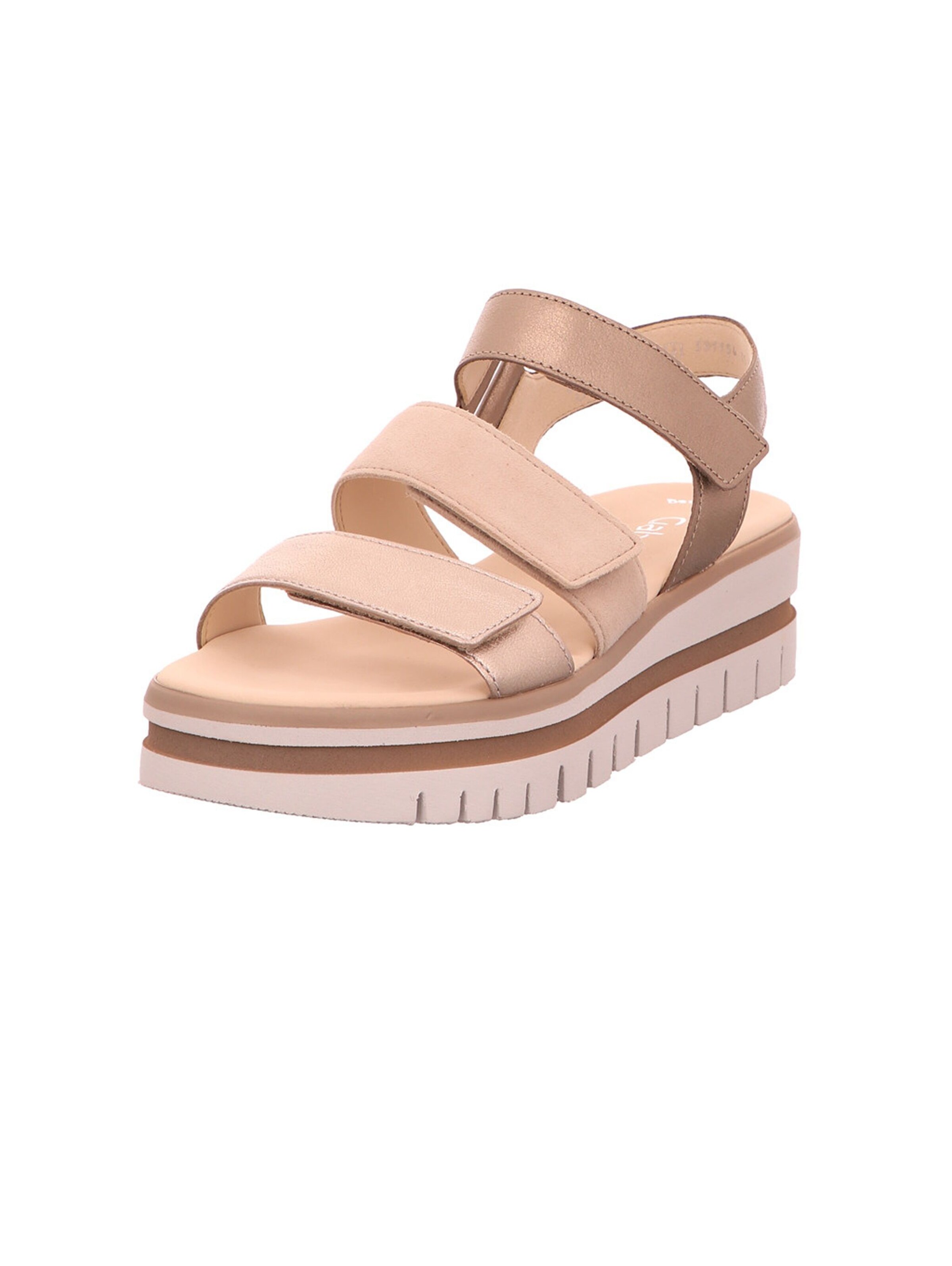 GABOR Strap Sandals in Beige: front