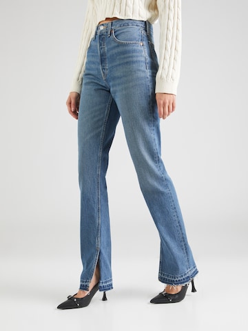 Bootcut Jeans '70S' de la RE/DONE pe albastru: față