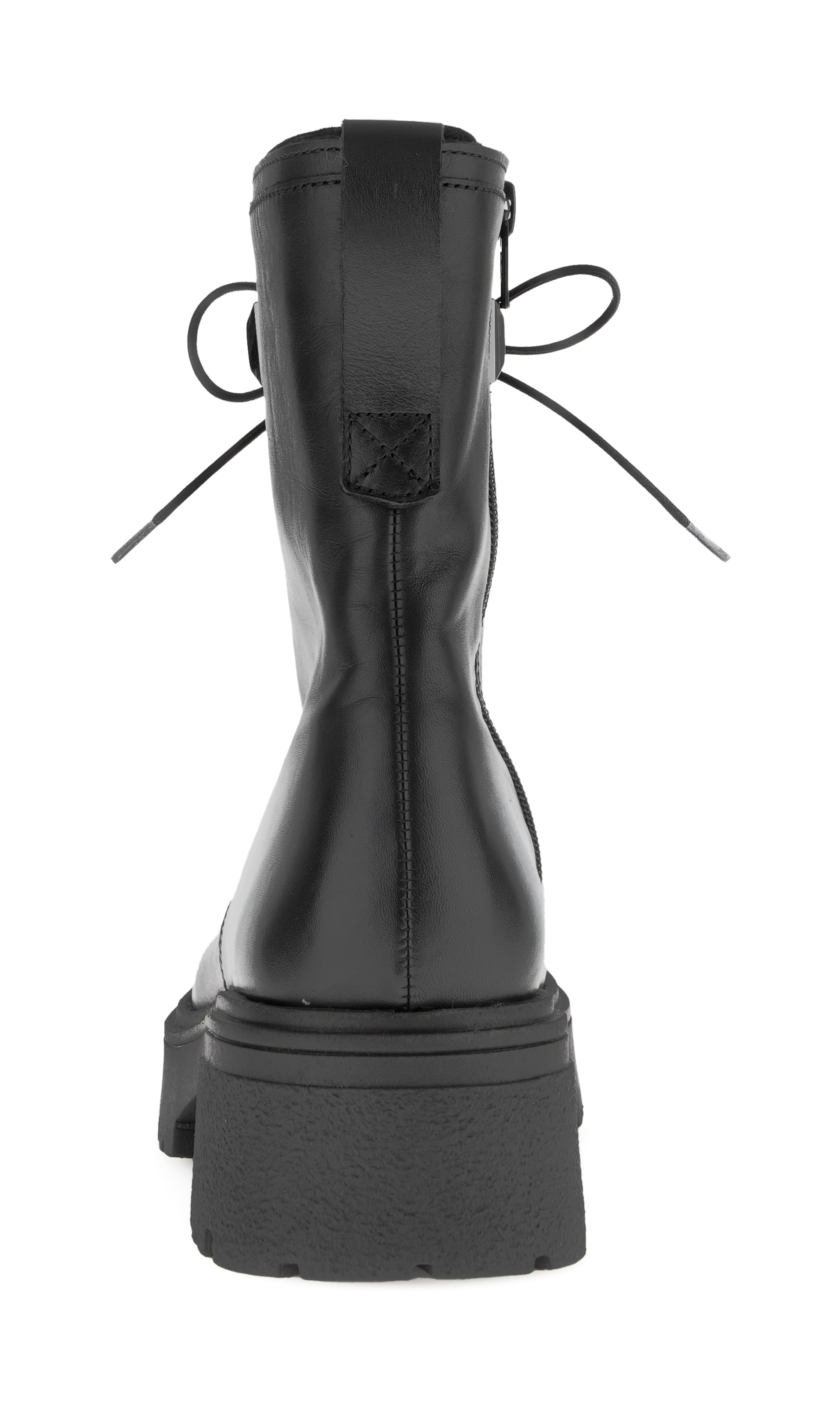 GABOR Šnurovacie členkové čižmy - Čierna