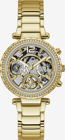 GUESS Analoog horloge 'SOLSTICE' in Goud