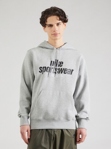 Nike Sportswear Свитшот 'CLUB' в Серый: спереди