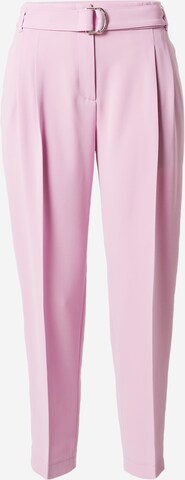 BOSS Pleat-front trousers 'Tapia' in Pink: front