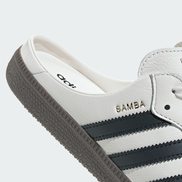ADIDAS ORIGINALS Pantofle 'Samba' – bílá