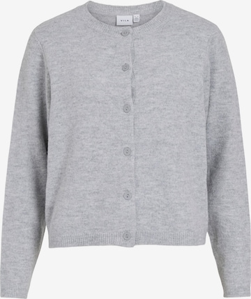 VILA Strickjacke 'VILiga' in Grau: Vorderseite