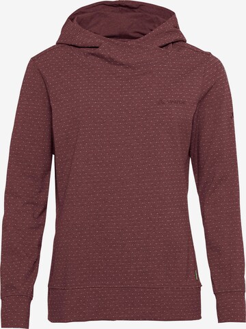 VAUDE Sportief sweatshirt 'Tuenno' in Rood: voorkant