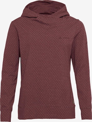 VAUDE Athletic Sweatshirt 'Tuenno' in Red: front