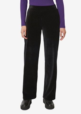 Marc O'Polo Loose fit Pants in Black: front