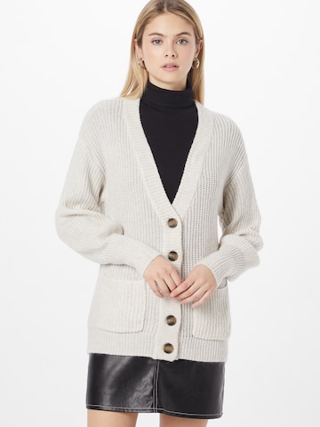Cotton On Knit Cardigan in Grey: front